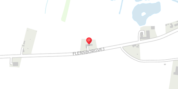 Trafikstøjkort på Flensborgvej 33, 6360 Tinglev
