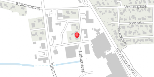 Trafikstøjkort på Industrivej 6, . , 6392 Bolderslev