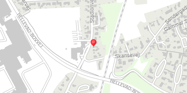 Trafikstøjkort på Stadionvej 21, . , 6392 Bolderslev