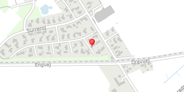 Trafikstøjkort på Surreroj 29, 6372 Bylderup-Bov