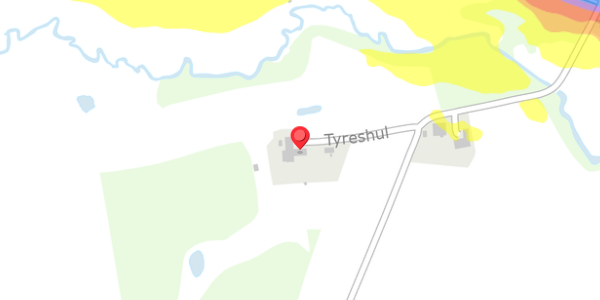 Trafikstøjkort på Tyreshul 9, . , 6500 Vojens