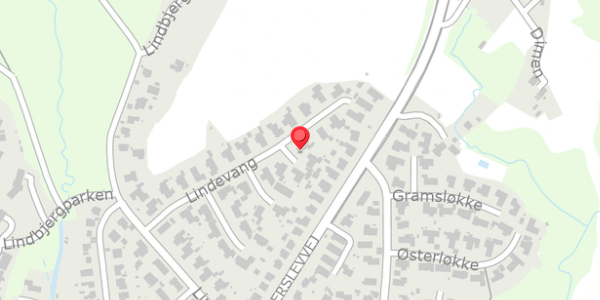 Trafikstøjkort på Lindevang 38, 6200 Aabenraa
