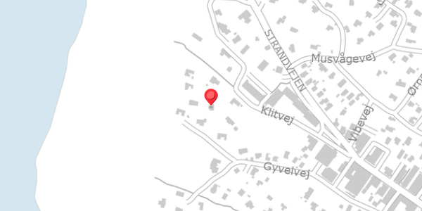 Trafikstøjkort på Klitvej 21, . , 6854 Henne