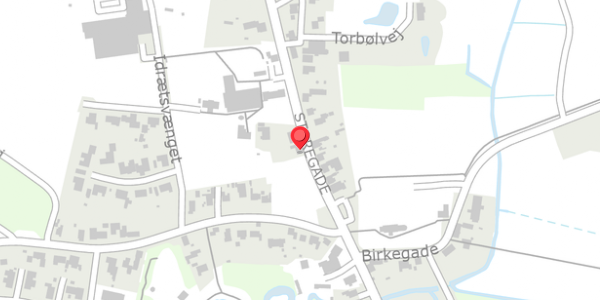 Trafikstøjkort på Storegade 53, 6855 Outrup