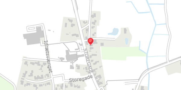 Trafikstøjkort på Storegade 78A, . , 6855 Outrup