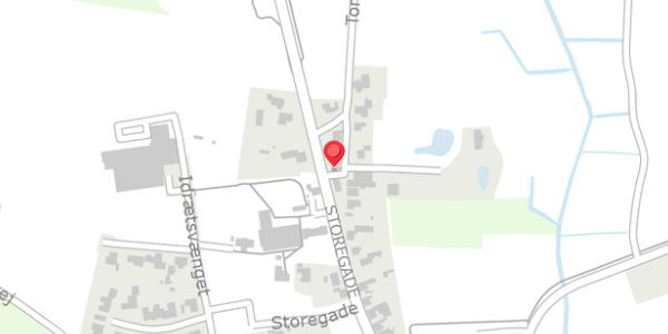 Trafikstøjkort på Storegade 80, . , 6855 Outrup