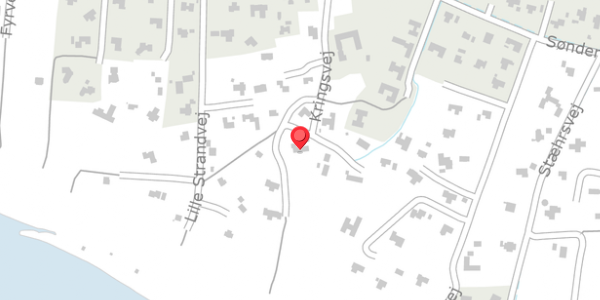 Trafikstøjkort på Kringsvej 13, . , 6857 Blåvand