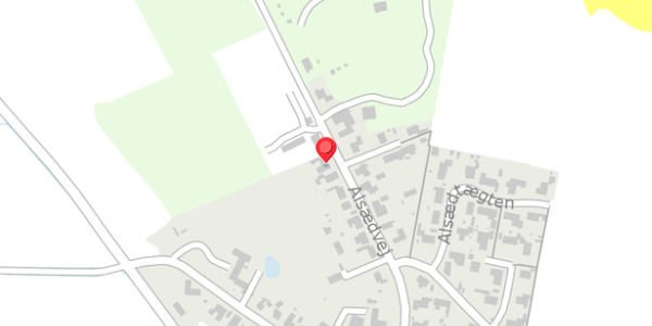 Trafikstøjkort på Alsædvej 21, 6740 Bramming