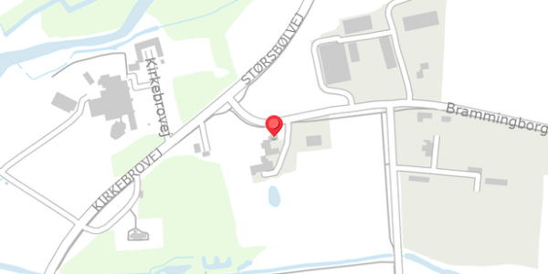 Trafikstøjkort på Brammingborgvej 4, 6740 Bramming
