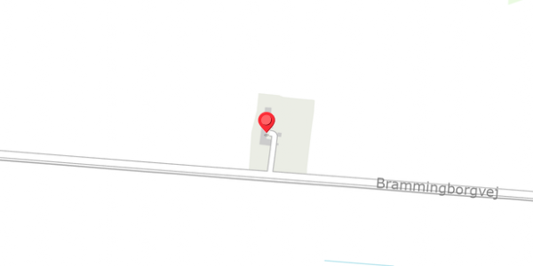 Trafikstøjkort på Brammingborgvej 9, 6740 Bramming