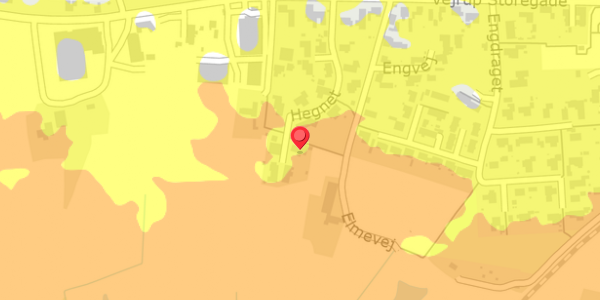 Trafikstøjkort på Hegnet 11, . , 6740 Bramming