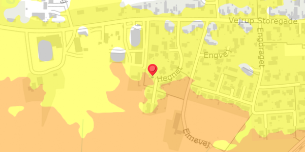 Trafikstøjkort på Hegnet 14, . , 6740 Bramming