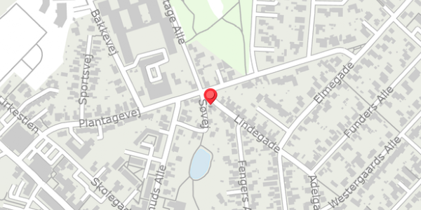 Trafikstøjkort på Lindegade 2, . , 6740 Bramming