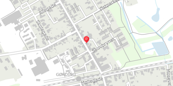 Trafikstøjkort på Nørregade 21, 6690 Gørding