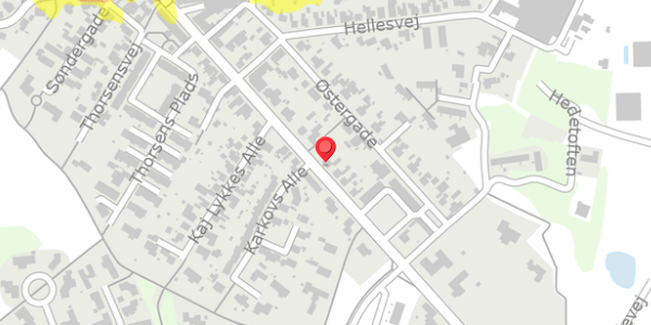 Trafikstøjkort på Ribevej 25, . , 6740 Bramming