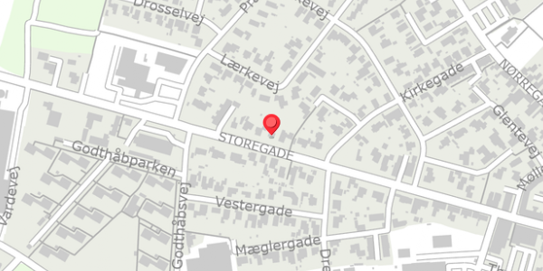 Trafikstøjkort på Storegade 88, . , 6740 Bramming