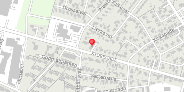Trafikstøjkort på Storegade 96B, . , 6740 Bramming