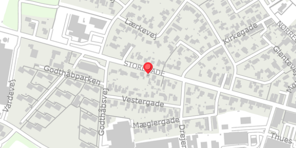 Trafikstøjkort på Storegade 97, . , 6740 Bramming