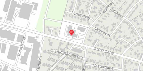 Trafikstøjkort på Storegade 100, 6740 Bramming