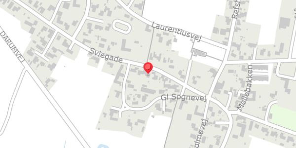 Trafikstøjkort på Sviegade 11, . , 6740 Bramming
