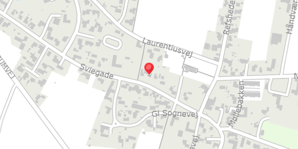 Trafikstøjkort på Sviegade 12, . , 6740 Bramming