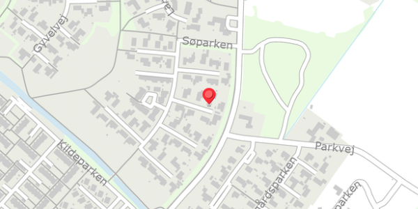 Trafikstøjkort på Søparken 21, . , 6740 Bramming
