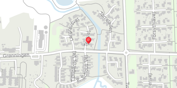 Trafikstøjkort på Teglvej 2, 6740 Bramming