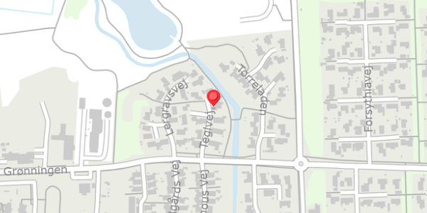 Trafikstøjkort på Teglvej 8, . , 6740 Bramming