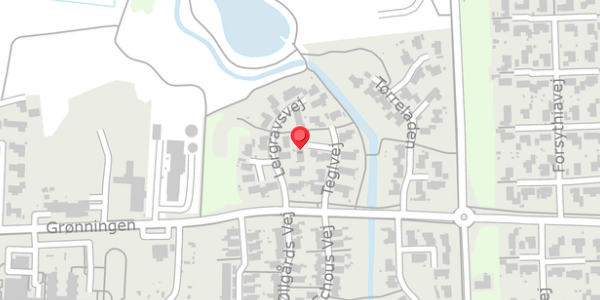 Trafikstøjkort på Teglvej 9, . , 6740 Bramming