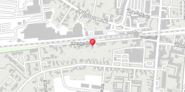 Trafikstøjkort på Allegade 21, . , 6650 Brørup