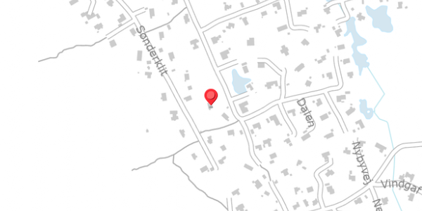 Trafikstøjkort på Dalen 21, 6720 Fanø