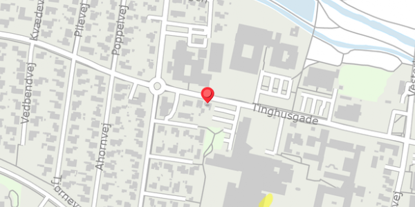 Trafikstøjkort på Tinghusgade 21, . , 7200 Grindsted