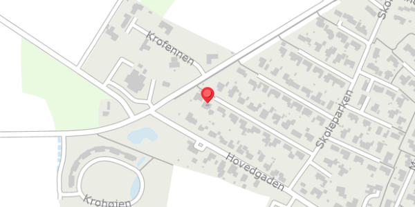 Trafikstøjkort på Skoleparken 21, 6800 Varde