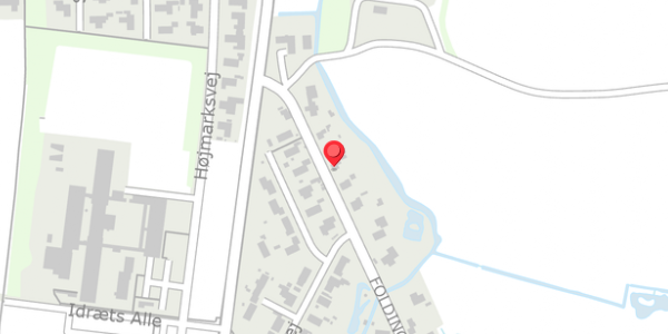 Trafikstøjkort på Foldingbrovej 5, 6670 Holsted