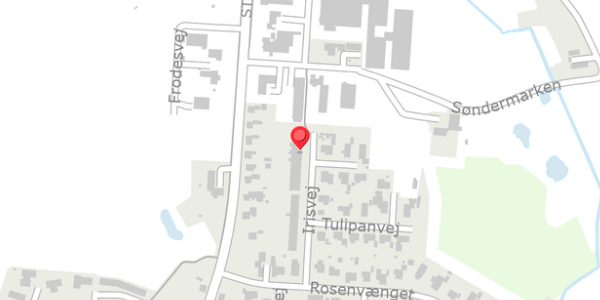 Trafikstøjkort på Irisvej 21, 6670 Holsted