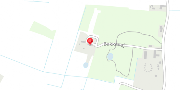 Trafikstøjkort på Bakkevej 50, 6760 Ribe