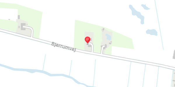 Trafikstøjkort på Bjerrumvej 16A, . , 6760 Ribe