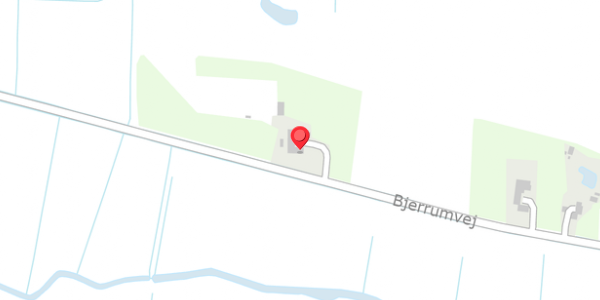 Trafikstøjkort på Bjerrumvej 20, 6760 Ribe
