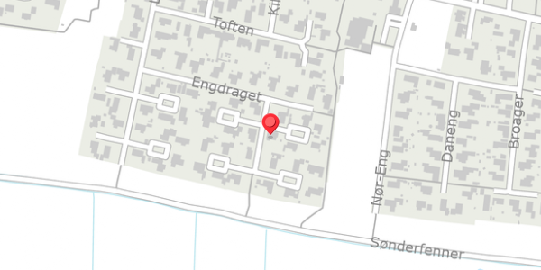 Trafikstøjkort på Engdraget 31, . , 6760 Ribe