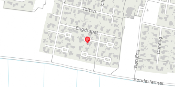 Trafikstøjkort på Engdraget 59, . , 6760 Ribe
