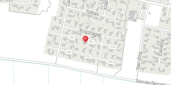 Trafikstøjkort på Engdraget 61, . , 6760 Ribe