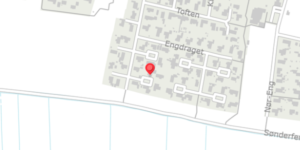 Trafikstøjkort på Engdraget 83, . , 6760 Ribe
