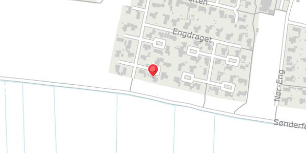 Trafikstøjkort på Engdraget 89, . , 6760 Ribe