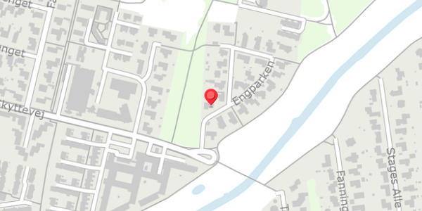 Trafikstøjkort på Engparken 1, . , 6760 Ribe