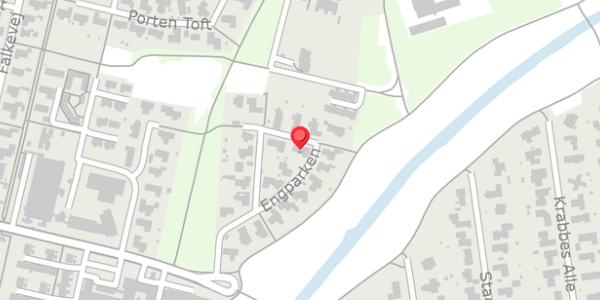 Trafikstøjkort på Engparken 7, 6760 Ribe