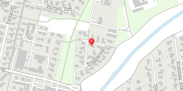 Trafikstøjkort på Engparken 9, 6760 Ribe