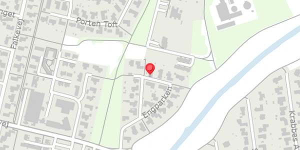 Trafikstøjkort på Engparken 26, . , 6760 Ribe