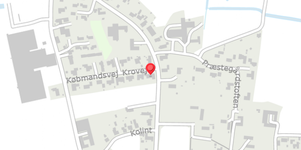 Trafikstøjkort på Krovej 1, . , 6760 Ribe