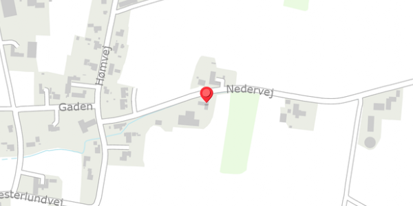 Trafikstøjkort på Nedervej 8, . , 6760 Ribe