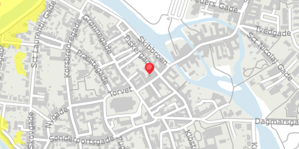 Trafikstøjkort på Overdammen 5E, 6760 Ribe